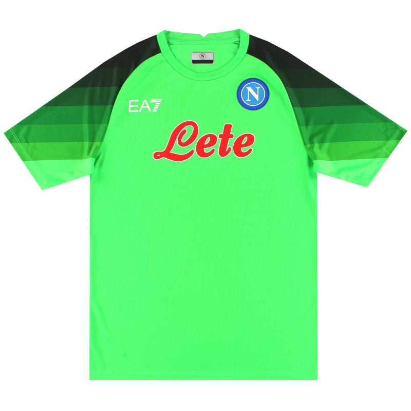 2022-23 Napoli EA7 European Goalkeeper Shirt *As New* XL