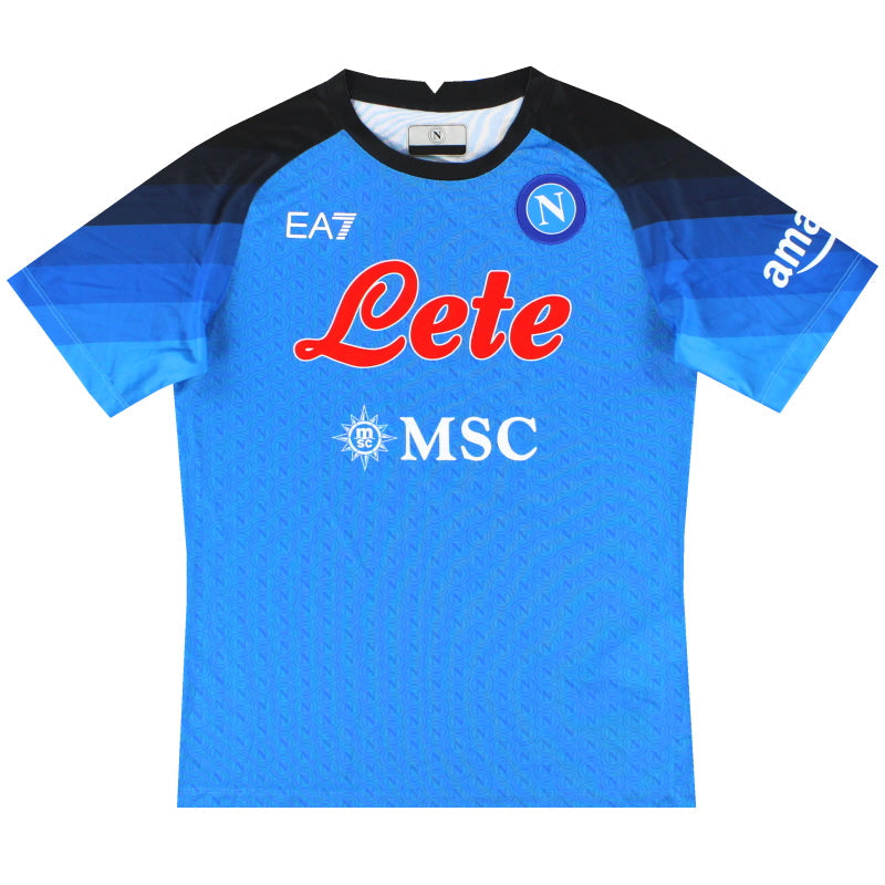 2022-23 Napoli EA7 Home Shirt *As New* Youth