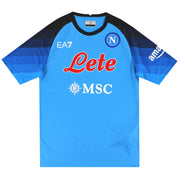 2022-23 Napoli EA7 Basic Home Shirt M