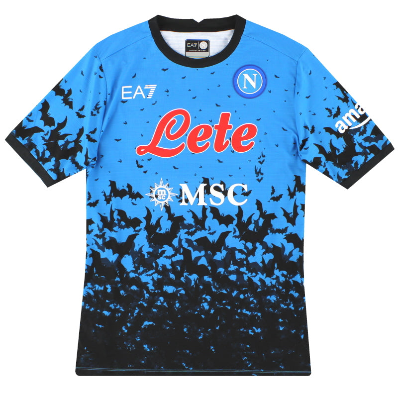 2022-23 Napoli EA7 'Special Edition' Halloween Shirt XXL