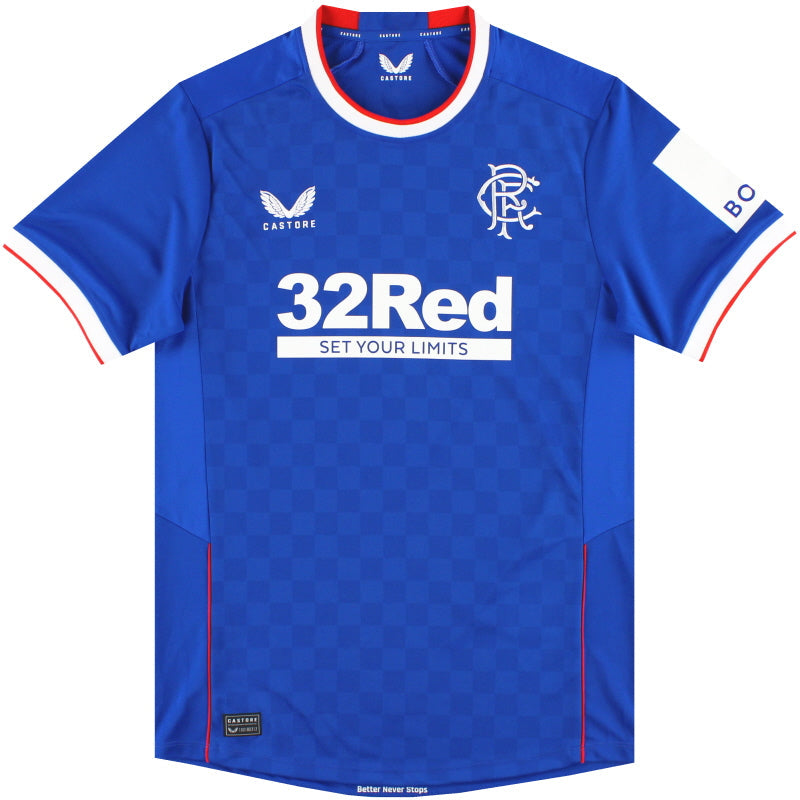 2022-23 Rangers Castore Home Shirt *As New* XL