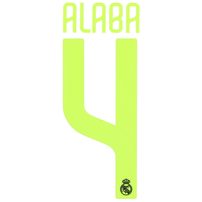 2022-23 Real Madrid Alaba #4 CL Third Name Set *BNIB* L – Classic ...