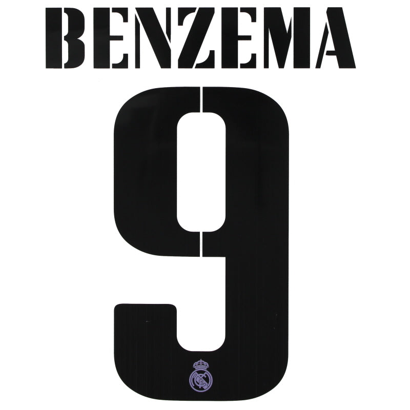 2022-23 Real Madrid Benzema #9 CL Home Name Set *BNIB* L