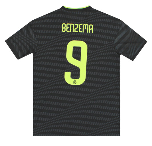 2022-23 Real Madrid adidas Third Shirt Benzema #9 L