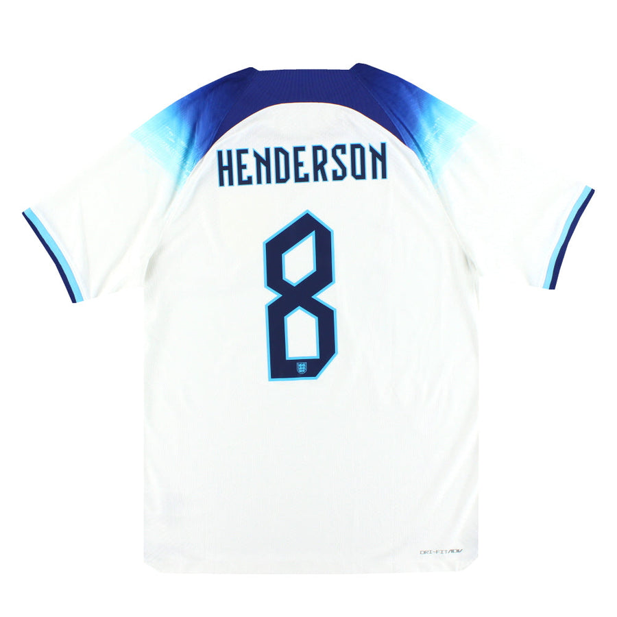 2022-23 England Nike Dri-Fit ADV Match Home Shirt Henderson #8 *Mint* L