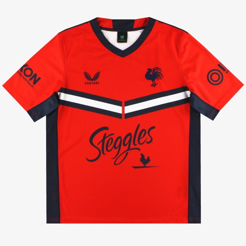 2022 Sydney Roosters Castore Pre Match Shirt *As New* M
