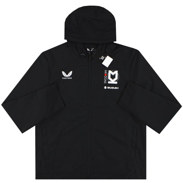2023-24 MK Dons Castore Training Rain Jacket *BNIB* M