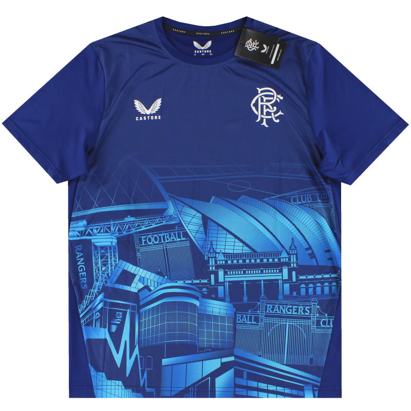 2023-24 Rangers Castore Stadium Print Tee *BNIB* M