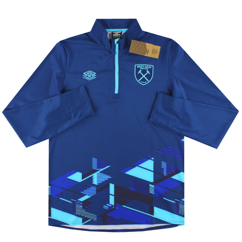 2023-24 West Ham Umbro 1/4 Zip Warm Up Top *w/tags* XL