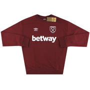 2023-24 West Ham Umbro Fleece Sweatshirt *BNIB* S