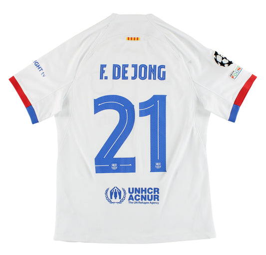 2023-24 Barcelona Nike Away Shirt F.De Jong #21 M