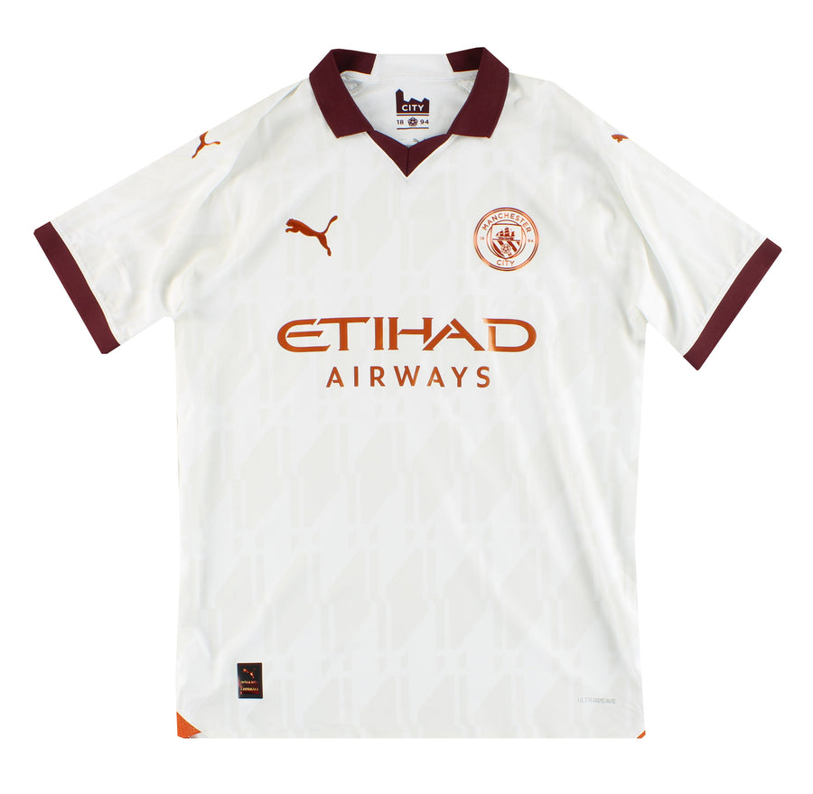 2023-24 Manchester City Puma Authentic Away Shirt M