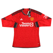 2023-24 Manchester United adidas Home Shirt L/S *w/tags* XL - Classic Football Kit