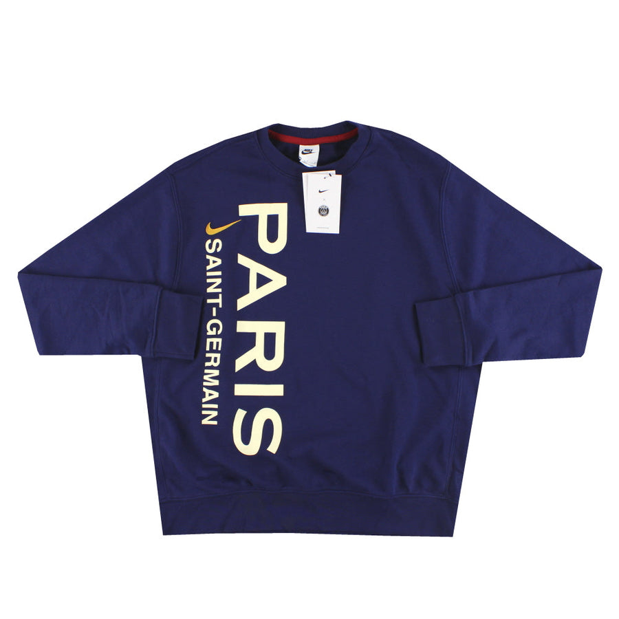 2023-24 Paris Saint-Germain Crew-Neck French Terry Sweatshirt *BNIB* M