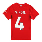 2023-24 Liverpool Nike Home Shirt Virgil #4 XS
