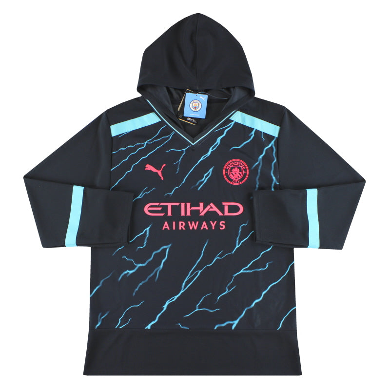 2023-24 Manchester City Puma Oversize Winter Hooded Top *BNIB* L