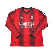 2023/24 AC Milan Theo #19 L/S Home Shirt (XL) Puma