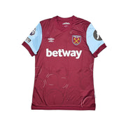 2023/24 West Ham Bowen #20 *Match Worn* Home Shirt (M) Umbro