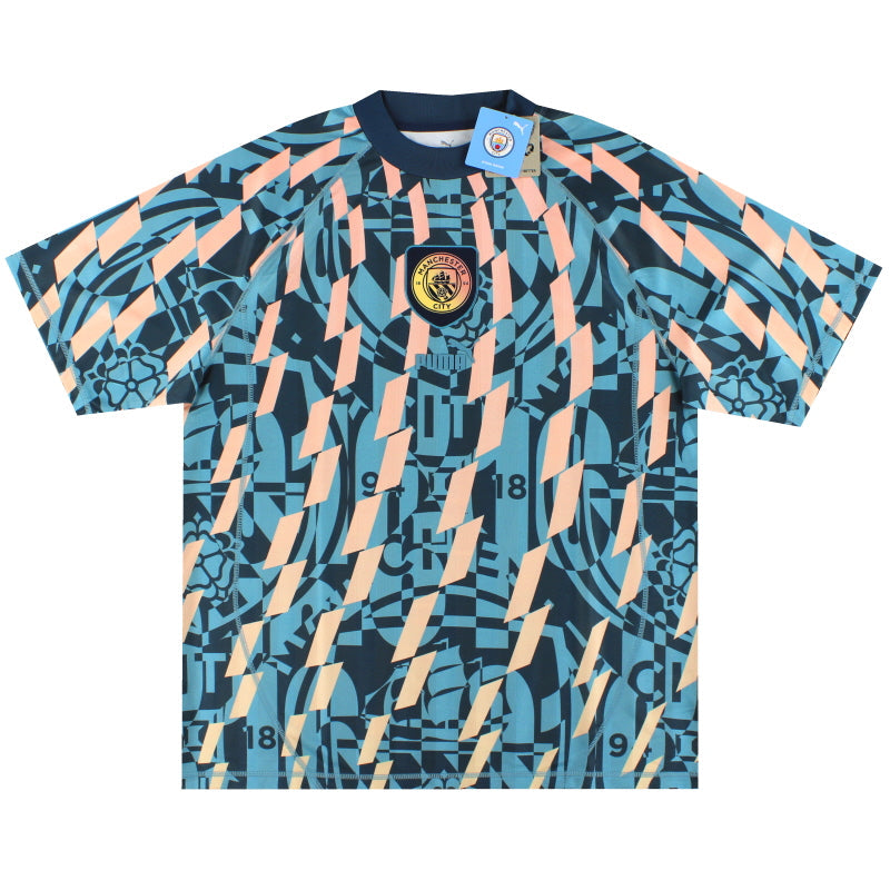 2024-25 Manchester City Puma ftblStatement Retro Shirt *BNIB* L