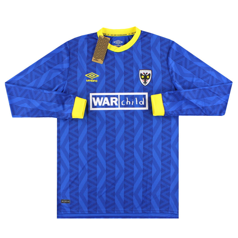 2024-25 AFC Wimbledon Umbro Home Shirt L/S *BNIB* XL