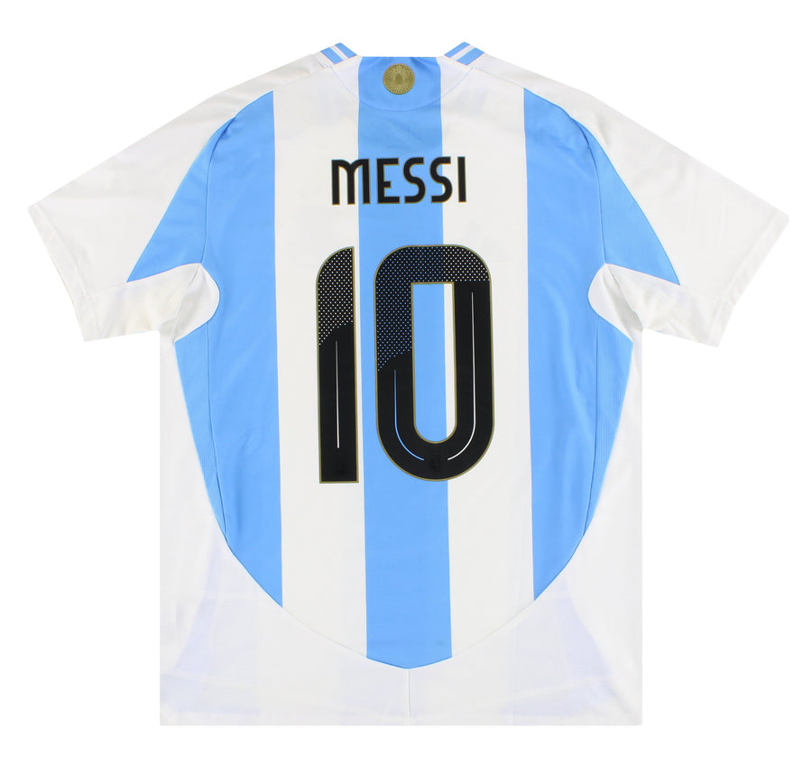 2024-25 Argentina adidas Authentic Home Shirt Messi #10 *Mint* L