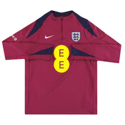 2024-25 England Nike Player Issue 1/4 Zip Training Top L