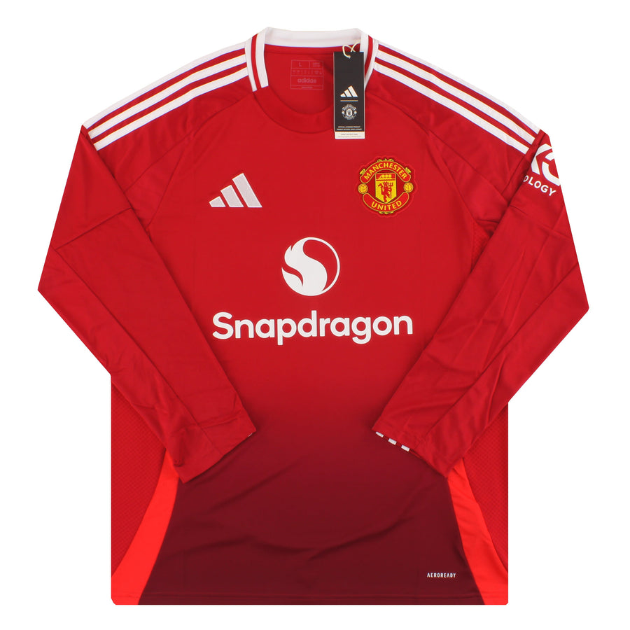 2024-25 Manchester United adidas Home Shirt L/S *BNIB*