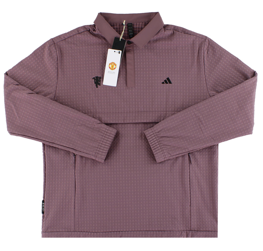 2025-26 Manchester United x adidas Ultimate365 Tour WIND.RDY 1/4 Zip Sweatshirt *BNIB* XL