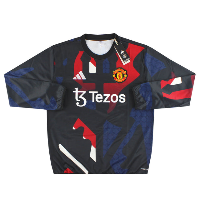 2024-25 Manchester United adidas Pre-Match Warm Top *w/tags*