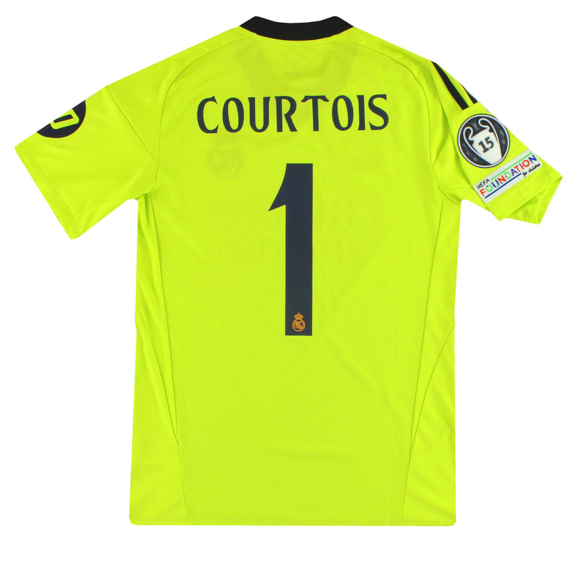 2024-25 Real Madrid adidas Goalkeeper Shirt Courtois #1 *Mint* S