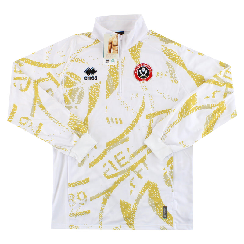 2024-25 Sheffield United Errea Pre-Match Away 1/4 Zip Top *BNIB* L