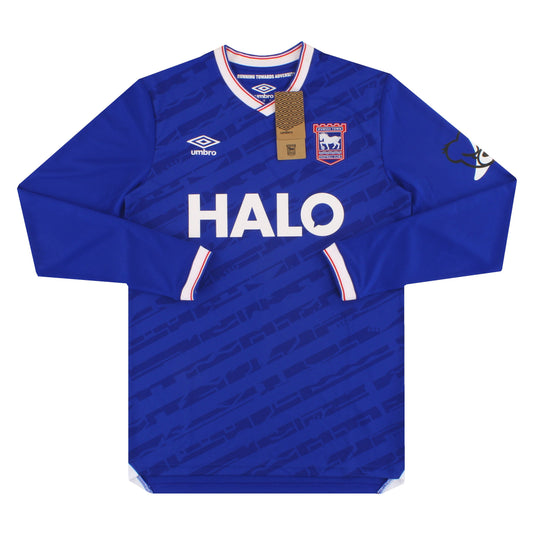 2025-26 Ipswich Umbro Home Shirt L/S *w/tags*