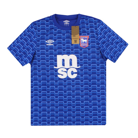 2025-26 Ipswich Umbro Pre-Match Shirt *BNIB* M