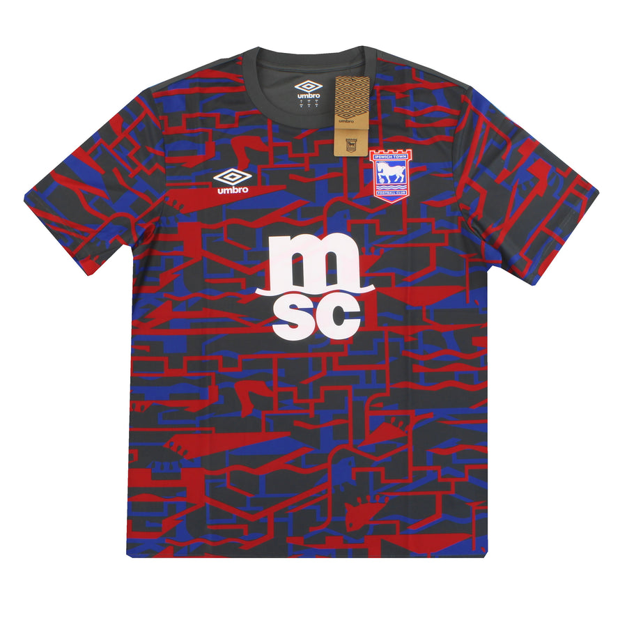 2025-26 Ipswich Umbro Pre-Match Shirt *BNIB* M