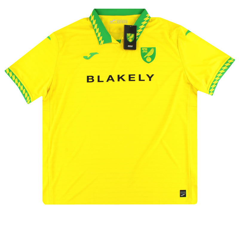 2025-26 Norwich City Joma Home Shirt *BNIB* XXXXL