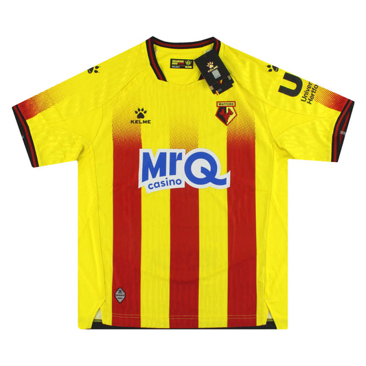 2025-26 Watford Kelme Home Shirt *w/tags* L
