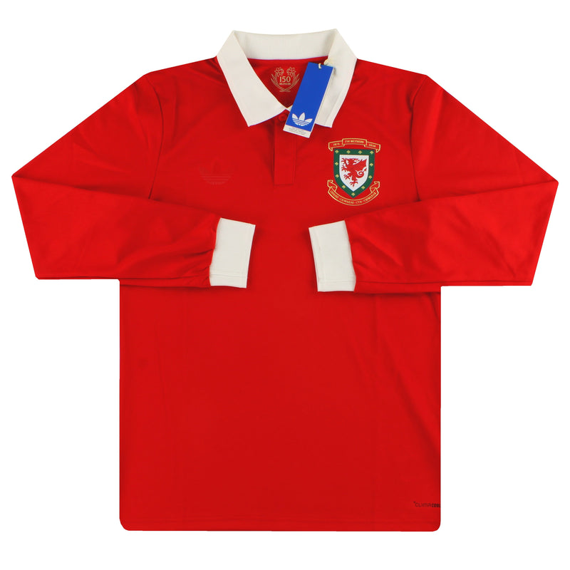 2026 Wales adidas 150th Anniversary Home Shirt L/S *w/tags* XL