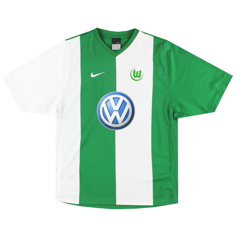 2006-07 Wolfsburg Nike Home Shirt M