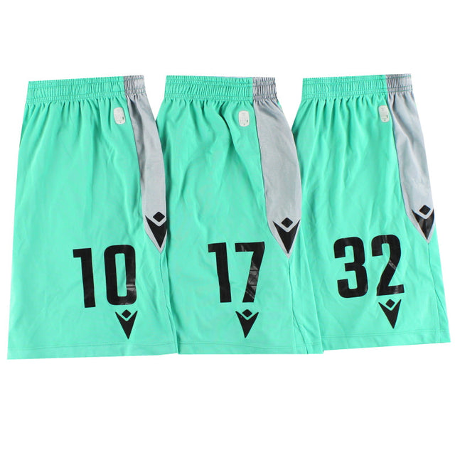2022-23 SPAL Macron Player Issue Away Shorts *As New* M
