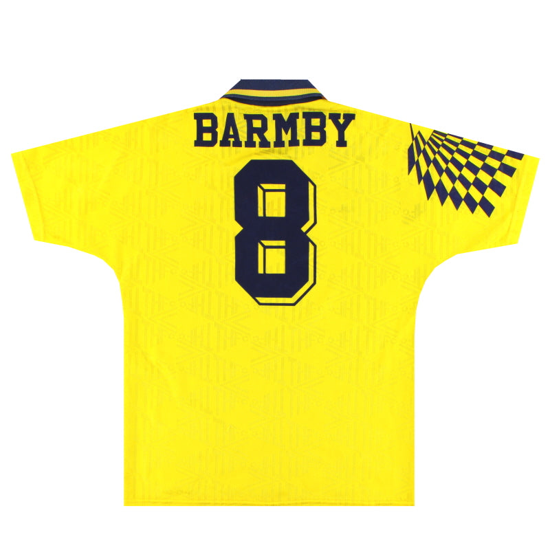 1991-95 Tottenham Umbro Away Shirt Bramby #8 L.Boys