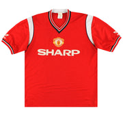 1984-86 Manchester United adidas Home Shirt M