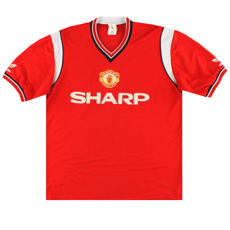 1984-86 Manchester United adidas Home Shirt M