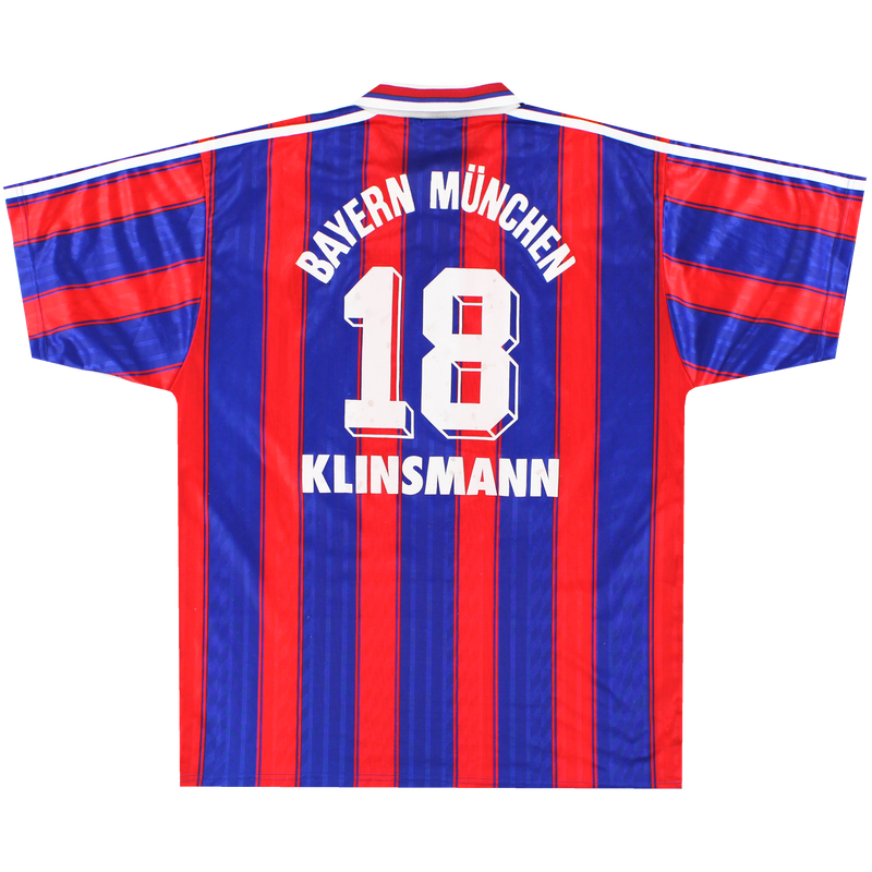 1995-97 Bayern Munich adidas Home Shirt Klinsmann #18 XXL