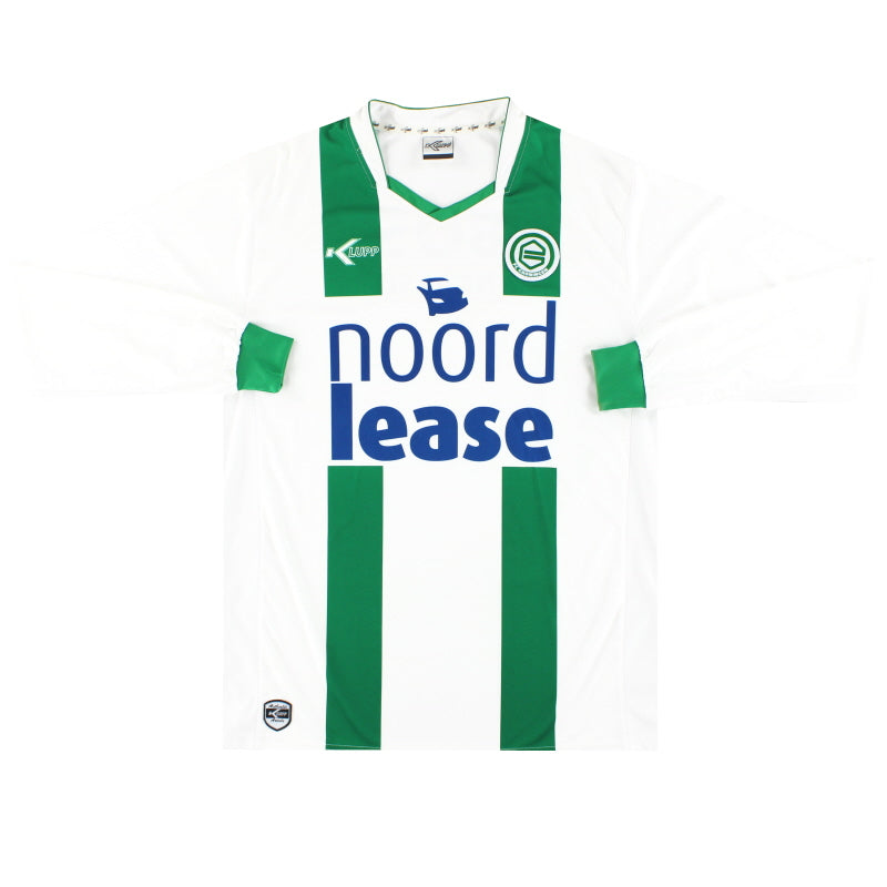2009-10 FC Groningen Klupp Home Shirt L/S *Mint* XL