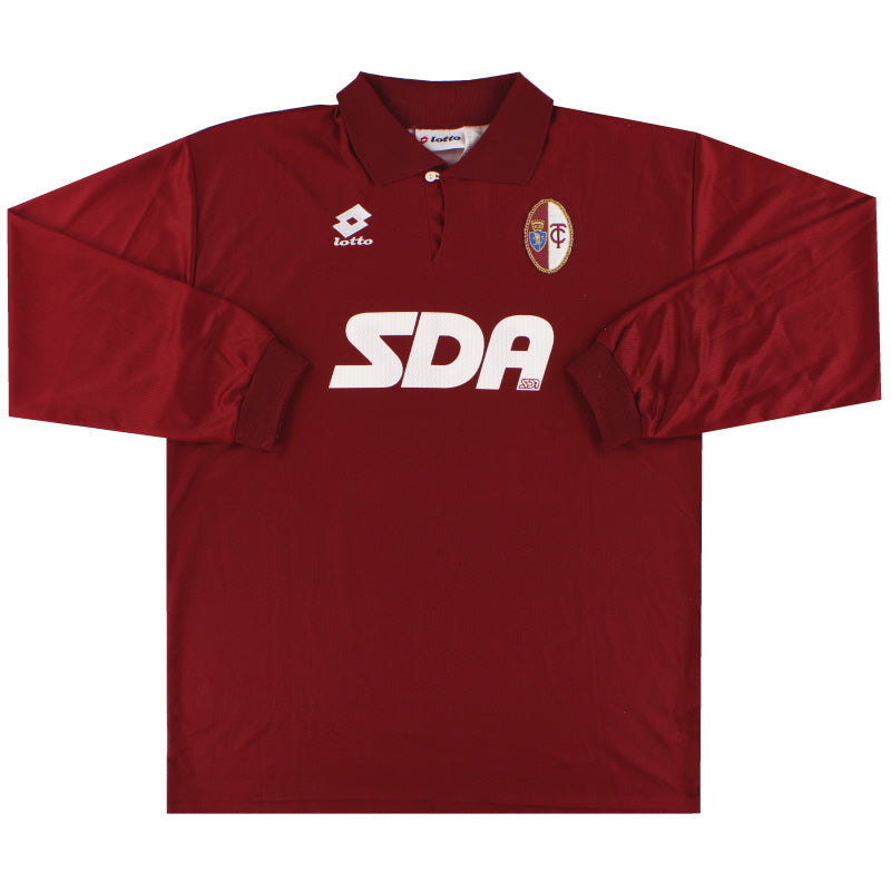 1995-96 Torino Lotto Match Issue Home Shirt L/S #23