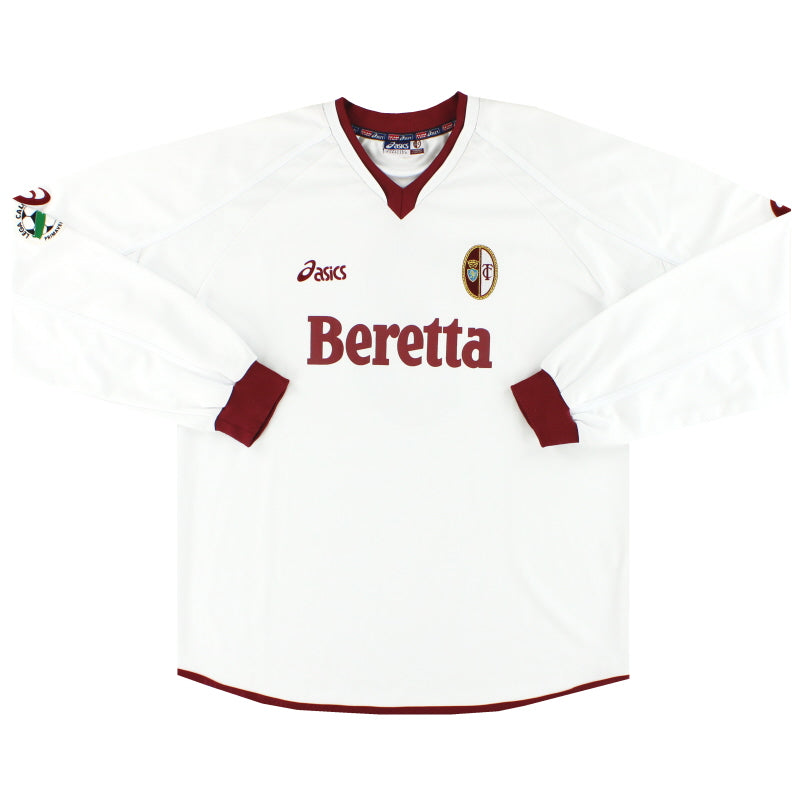 2004-05 Torino Asics Match Issue Away Shirt #3 L/S XL