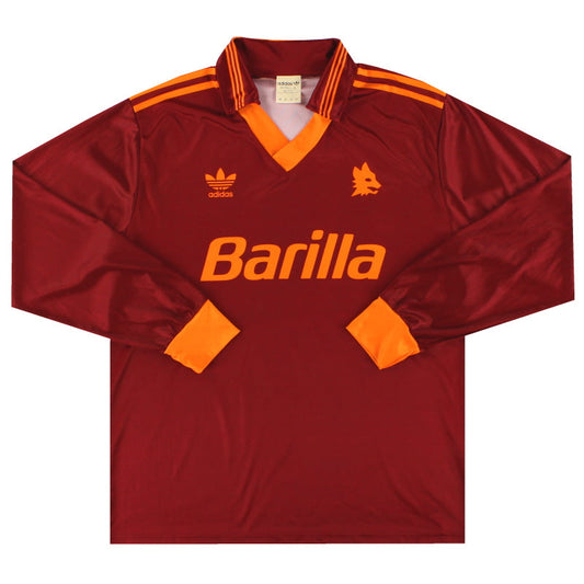 1992-94 Roma adidas Home Shirt L/S L