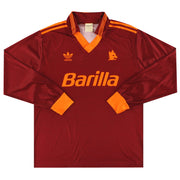 1992-94 Roma adidas Home Shirt L/S