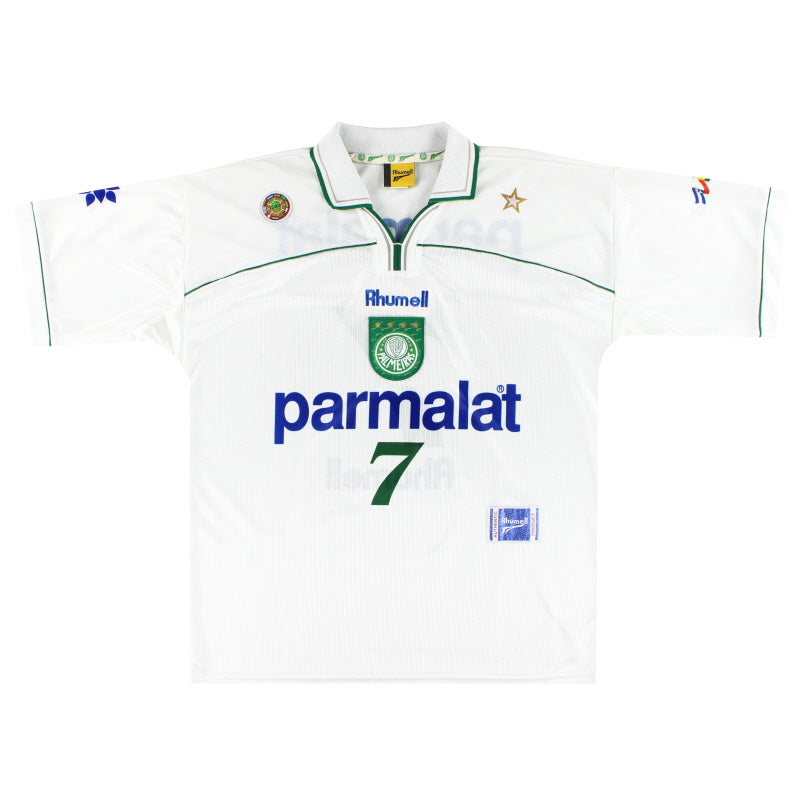 1999 Palmeiras Away Shirt #7 *Mint* XL