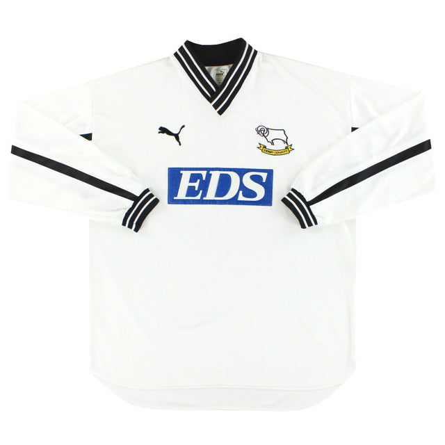 1999-01 Derby County Puma Home Shirt L/S L